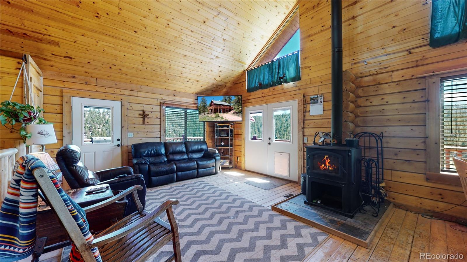 688 Beartrap Road Red Feather Lakes, CO 80545 - Photo 6 of 40 a view of outdoor space with seating area