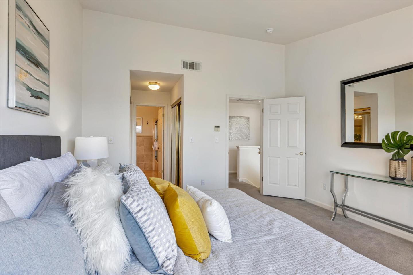 7863 Summerpointe Place Castro Valley, CA 94552 - Photo 24 of 43 a bedroom with a bed and a couch