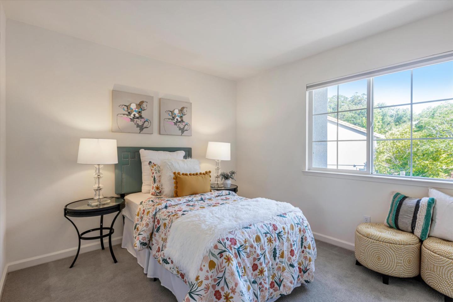 7863 Summerpointe Place Castro Valley, CA 94552 - Photo 27 of 43 a bedroom with a bed and a couch