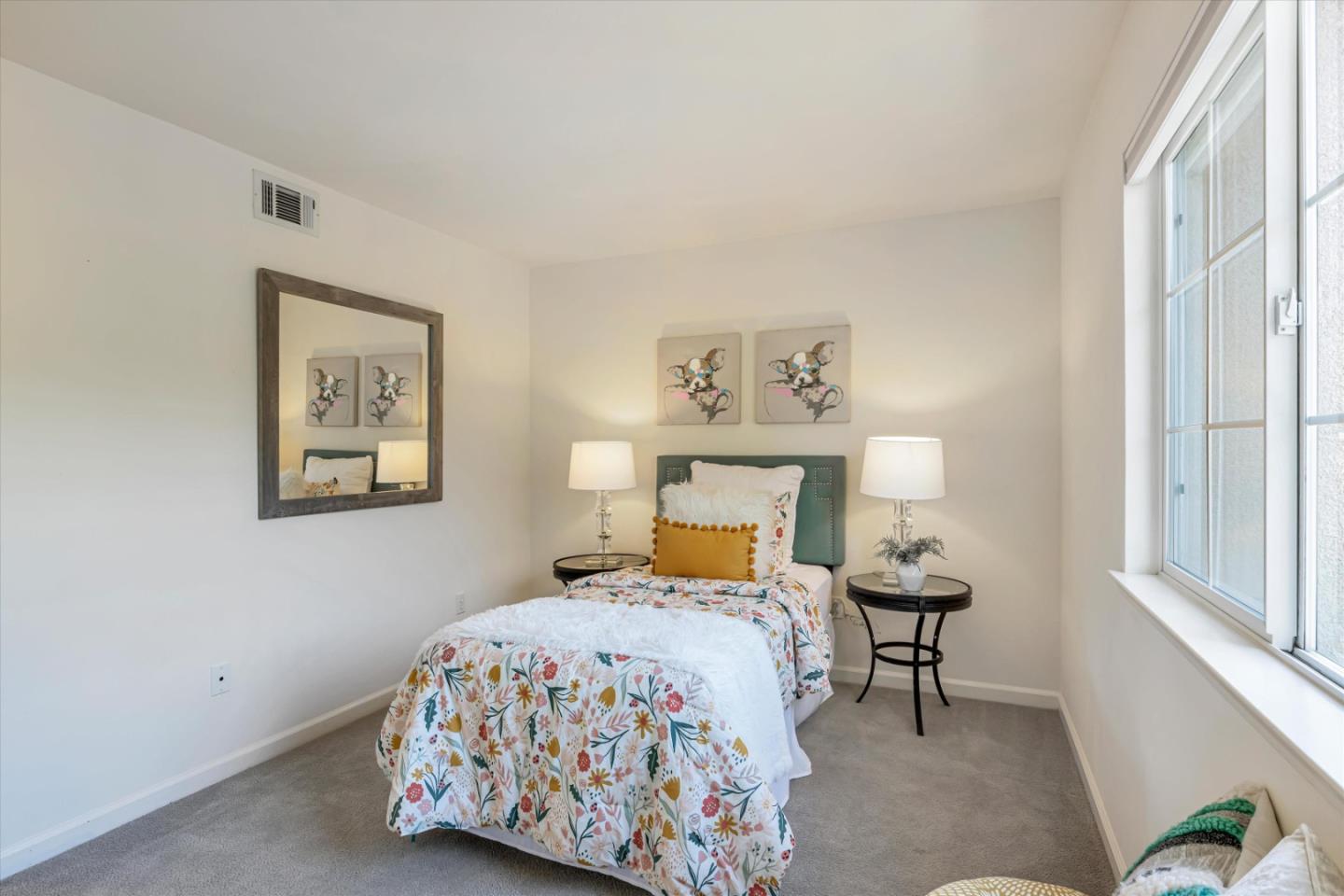 7863 Summerpointe Place Castro Valley, CA 94552 - Photo 29 of 43 a bedroom with a bed and wooden floor