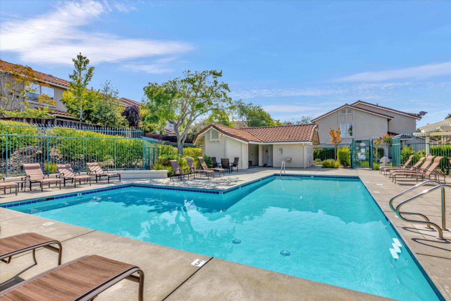 7863 Summerpointe Place Castro Valley, CA 94552 - Photo 42 of 43 a view of a house with swimming pool and sitting area