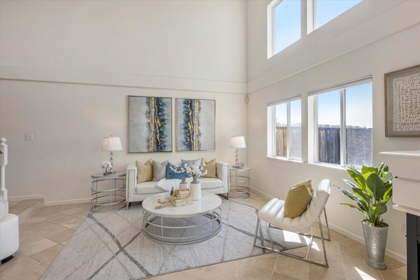 7863 Summerpointe Place Castro Valley, CA 94552 - Photo 7 of 43 a living room with furniture and potted plant