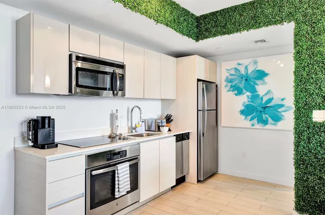 a view of an ocean beach