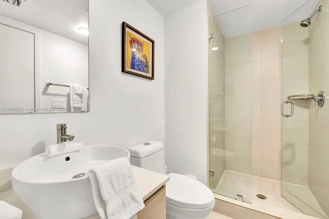 a view of a balcony with chair