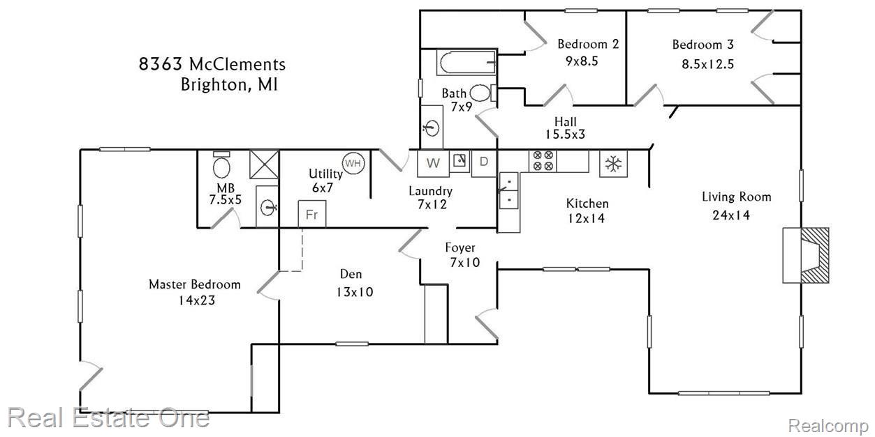 8363 McClements Road Brighton, MI 48114 - Photo 38 of 38 McClements floor plan
