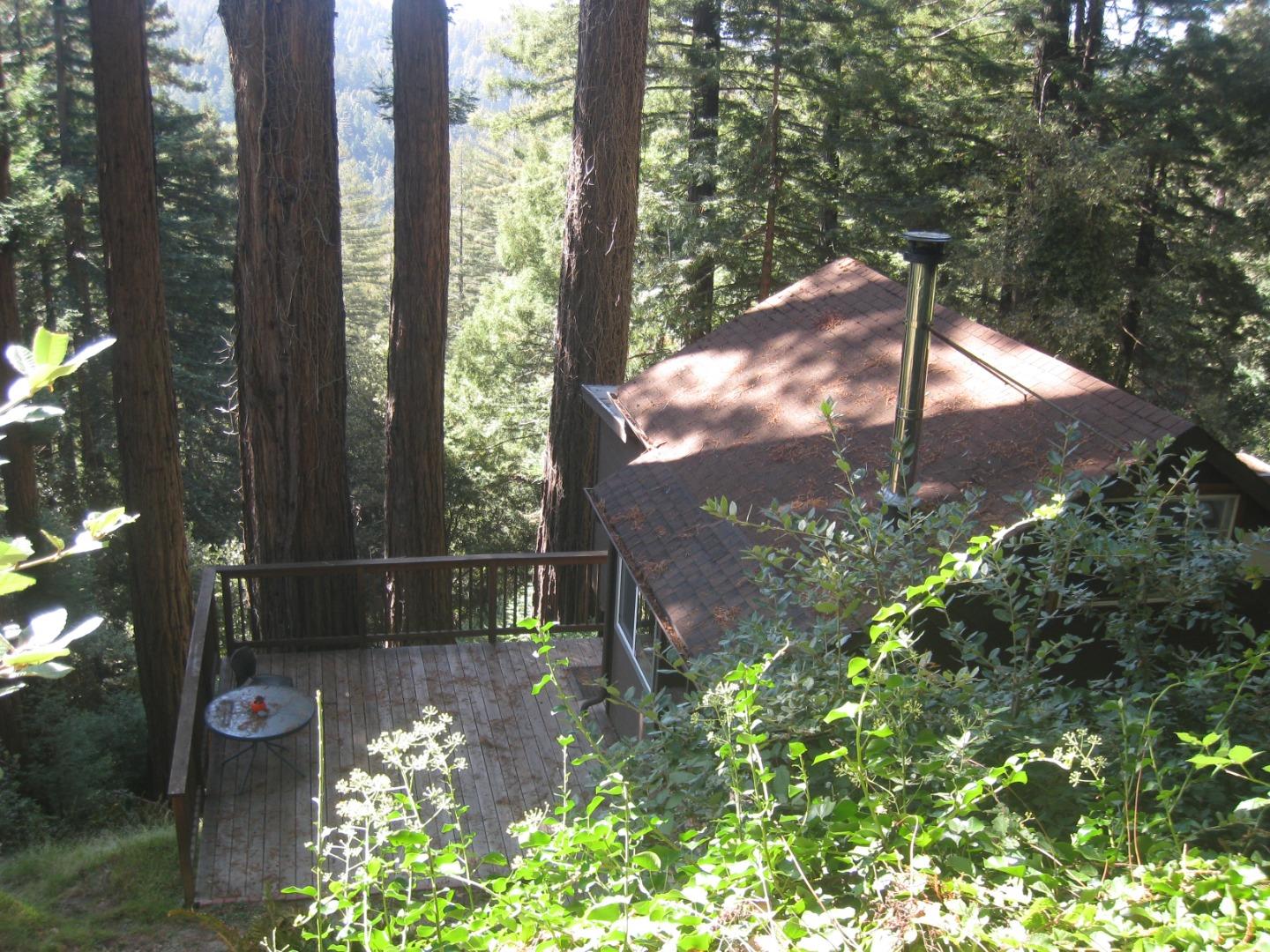 347 Ridge Road Woodside, CA 94062 - Photo 4 of 20 a backyard of a house with lots of green space