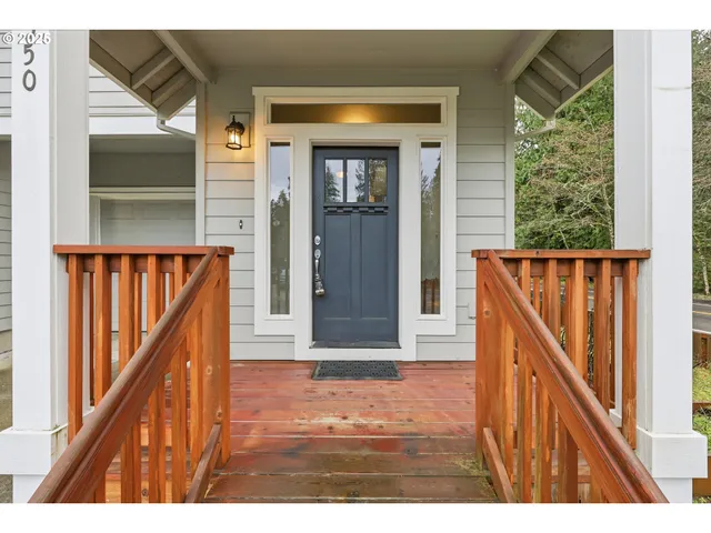 a view of front door