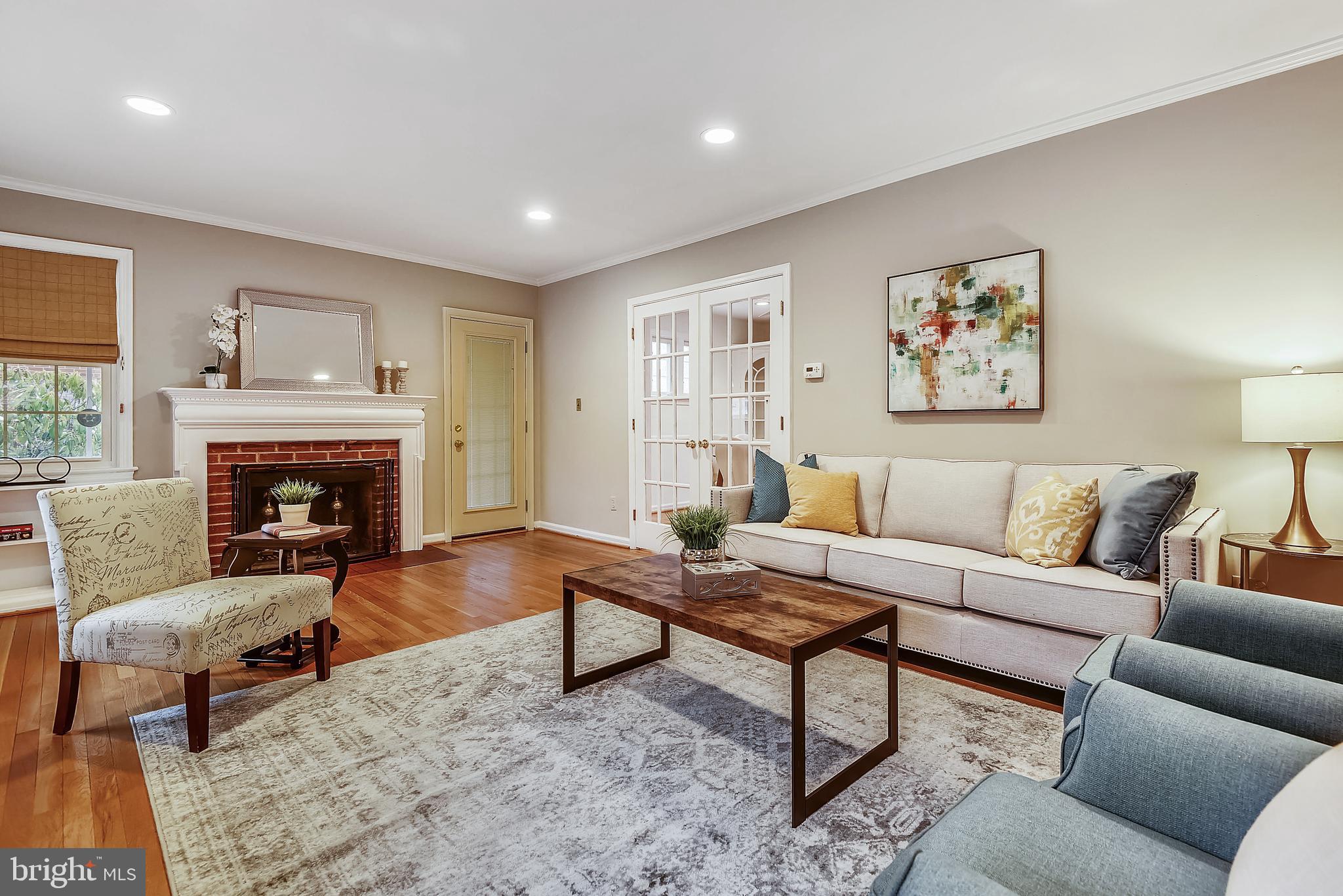 10217 Sutherland Road Silver Spring, MD 20901 - Photo 5 of 49 Formal Living Room with Wood Burning Fireplace