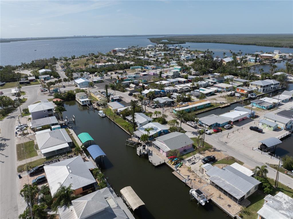 11476 May Street Matlacha, FL 33993 - Photo 21 of 43 an aerial view of a city with ocean view