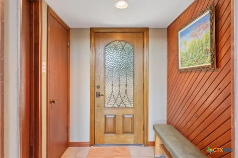 a view of an entryway door