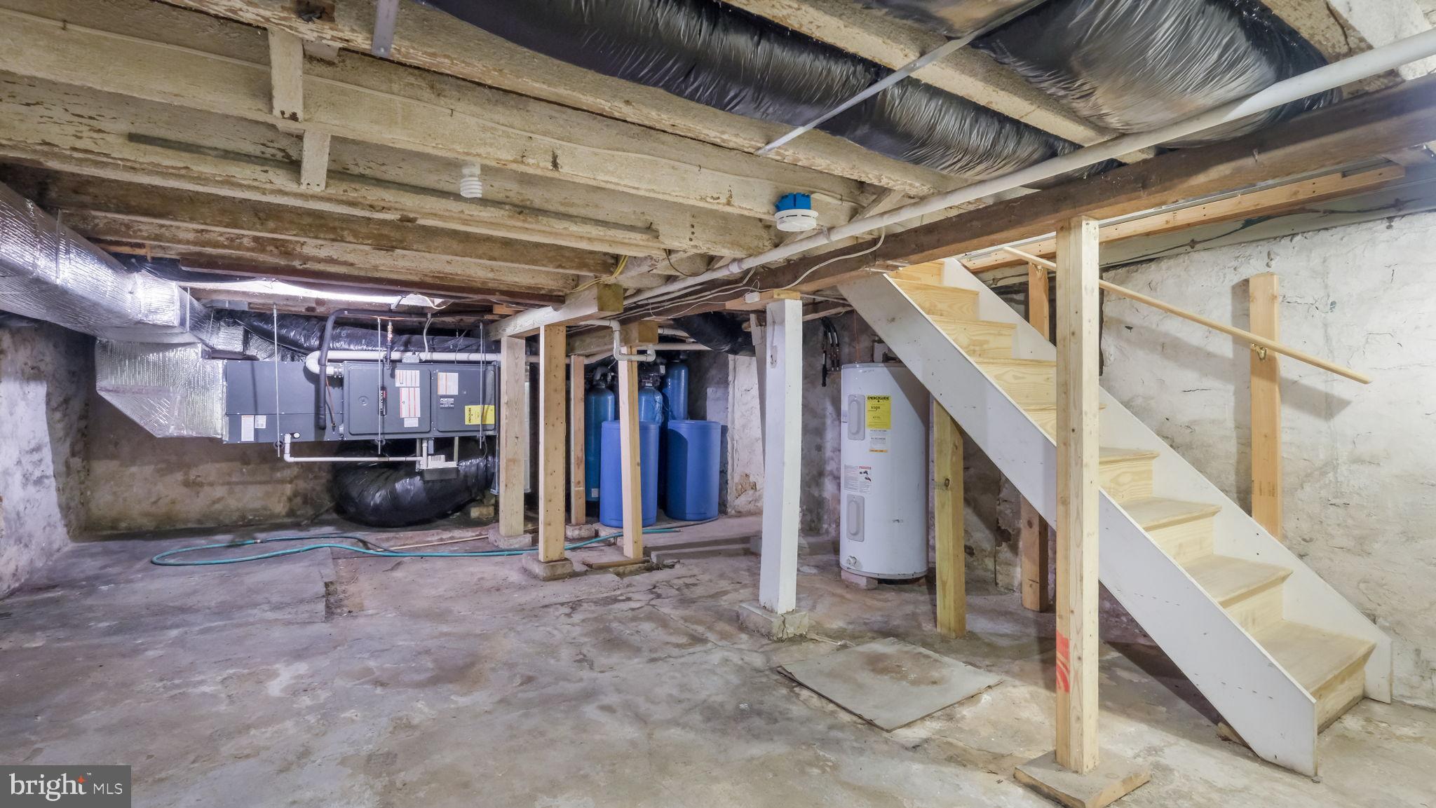 5087 Stump Road Pipersville, PA 18947 - Photo 25 of 35 Spacious unfinished basement with potential.