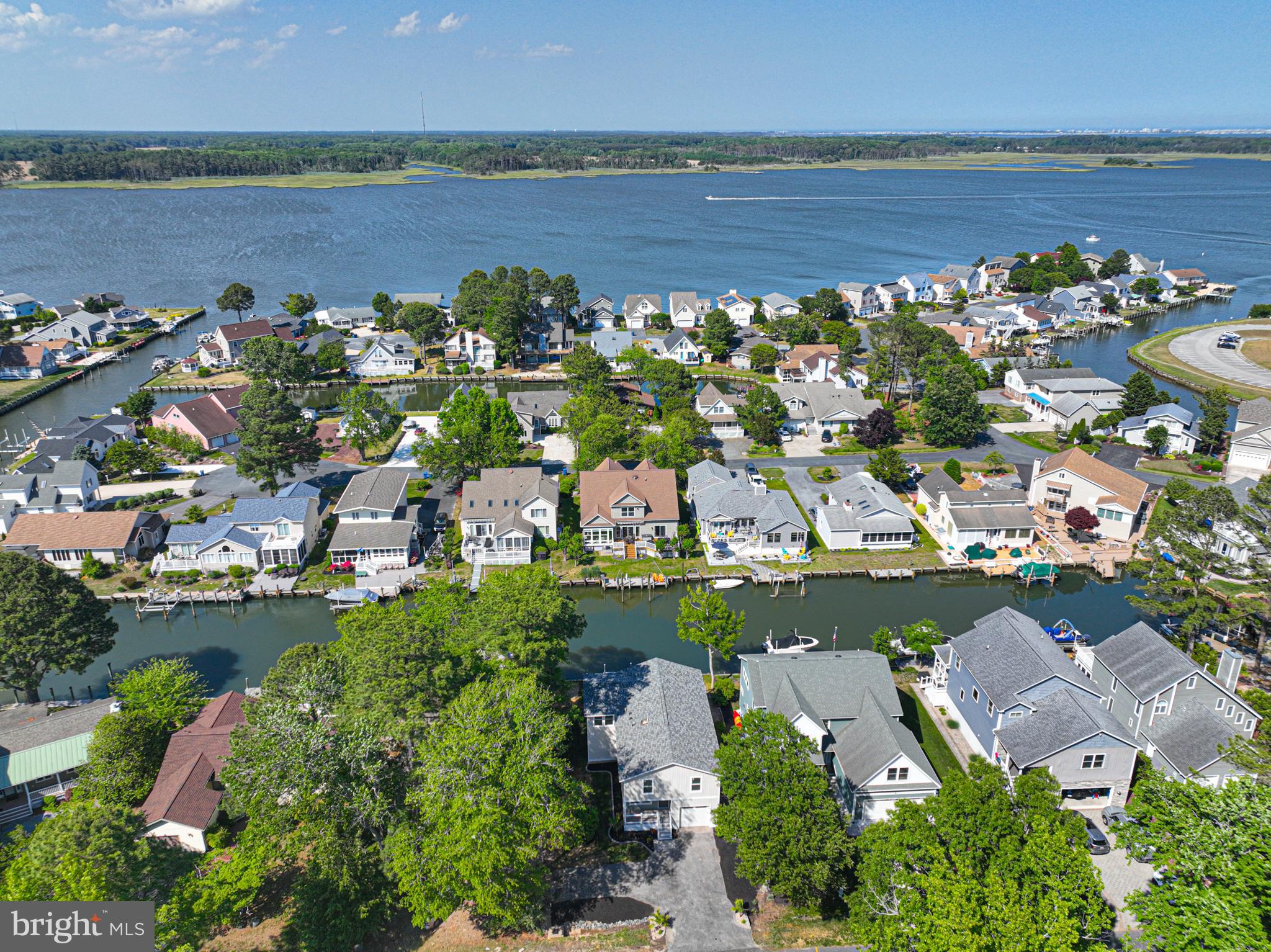 8 Grand Port Road Ocean Pines, MD 21811 - Photo 9 of 18 an aerial view of ocean and residential houses with outdoor space