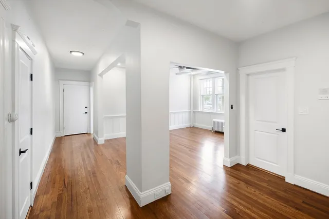 wooden floor in an empty room