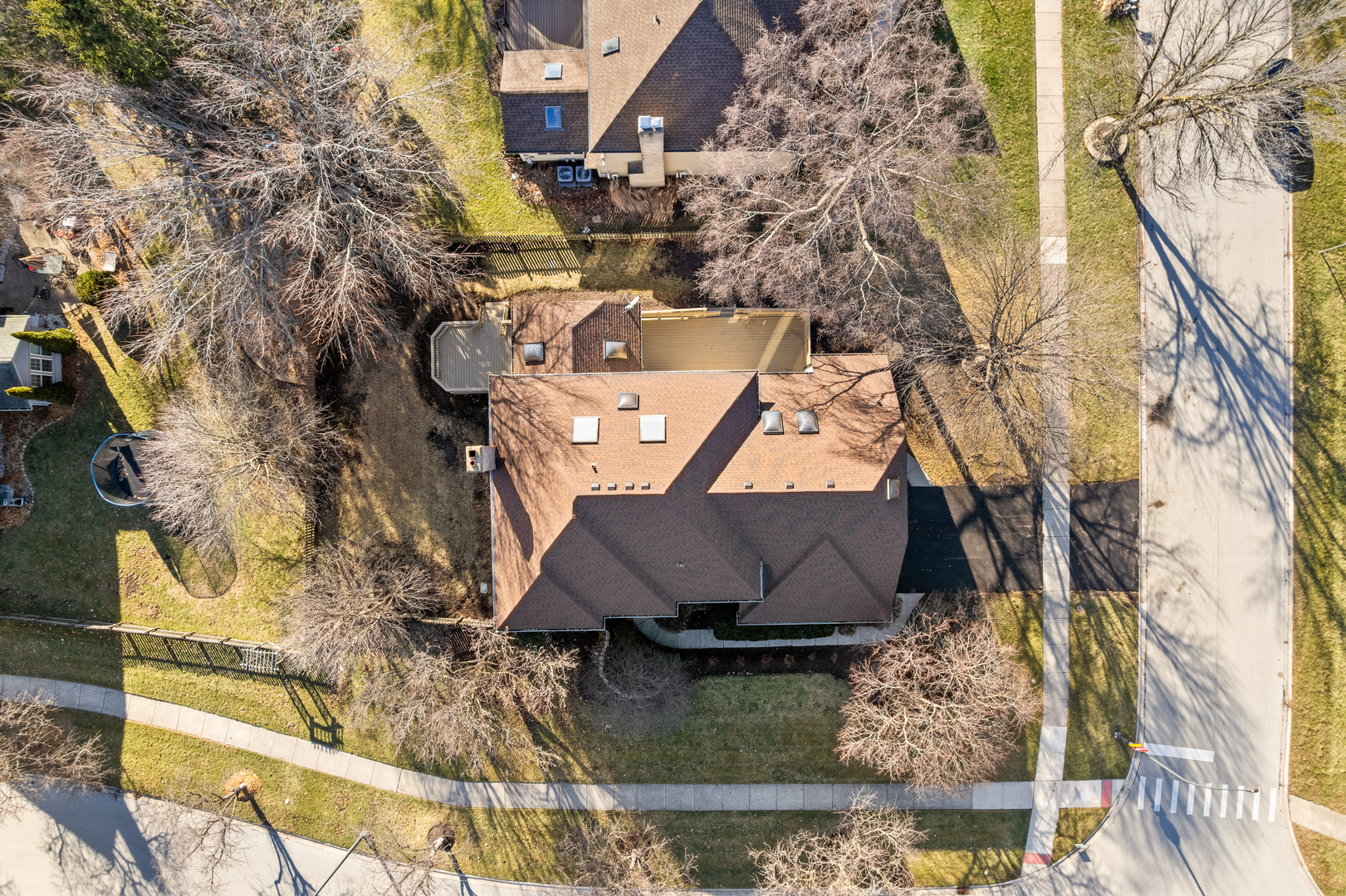 2817 Modaff Road Naperville, IL 60565 - Photo 38 of 43 a aerial view of residential houses with outdoor space