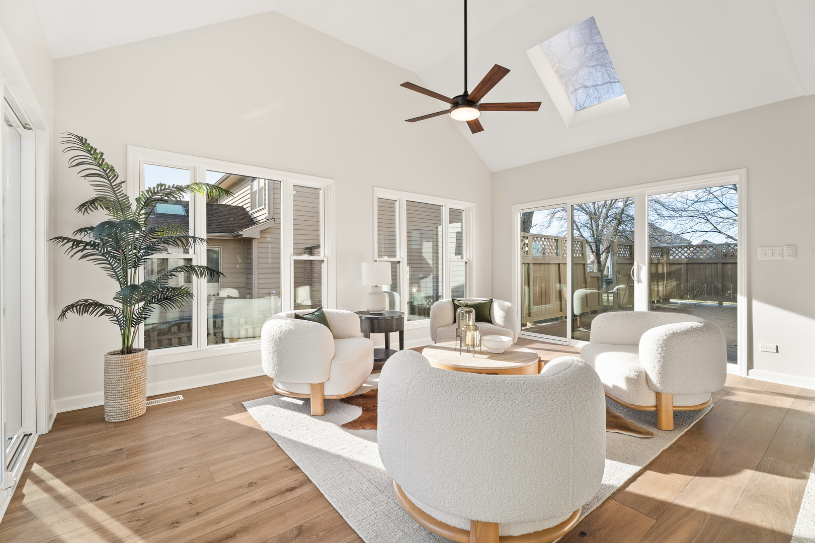 2817 Modaff Road Naperville, IL 60565 - Photo 10 of 43 a living room with furniture and a large window