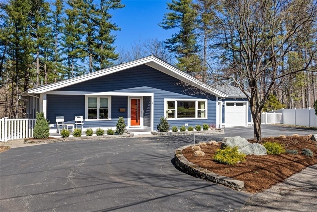 7 Peter Hobart Drive Hingham, MA 02043 - Photo 37 of 38 a front view of a house with garden and patio