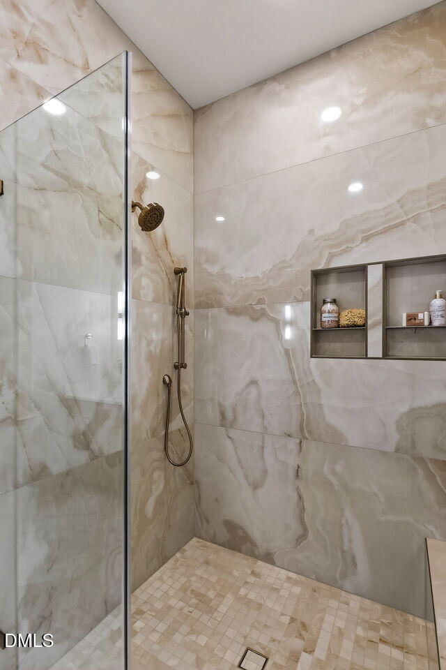 504 Tilden Street Raleigh, NC 27605 - Photo 31 of 58 a bathroom with a shower