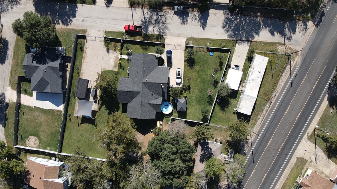 504 Eden Lane Bryan, TX 77803 - Photo 22 of 24 an aerial view of a house with outdoor space