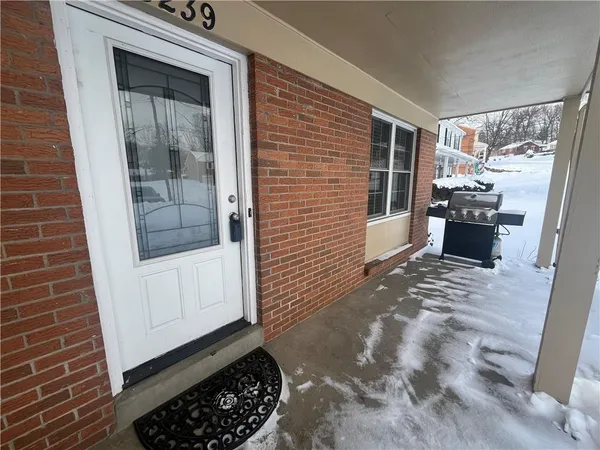 a view of a entryway door of the house