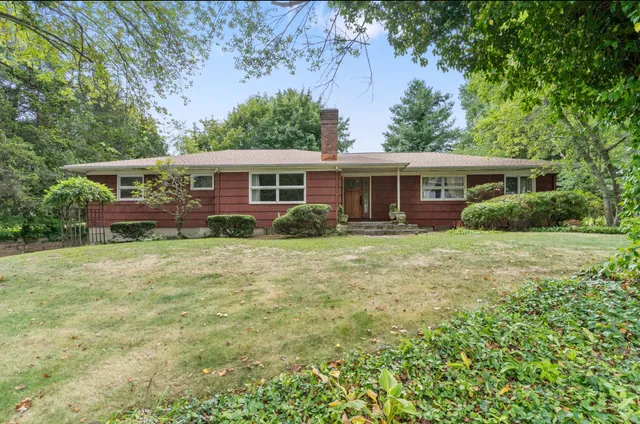 front view of house with a yard