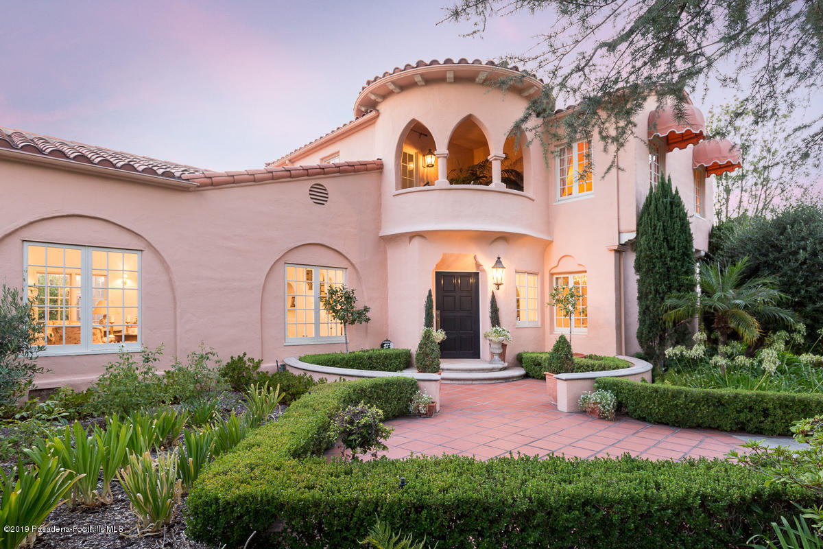 104 Club Road Pasadena, CA 91105 - Photo 2 of 43 a front view of a house with a yard