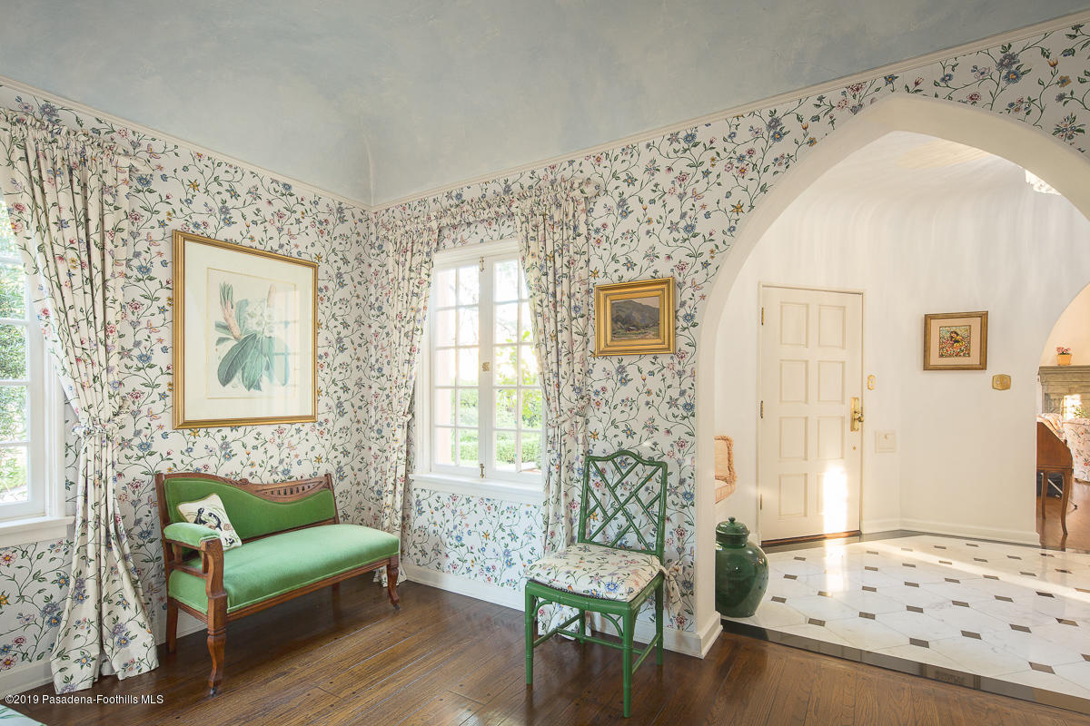 104 Club Road Pasadena, CA 91105 - Photo 17 of 43 a living room with furniture and wooden floor