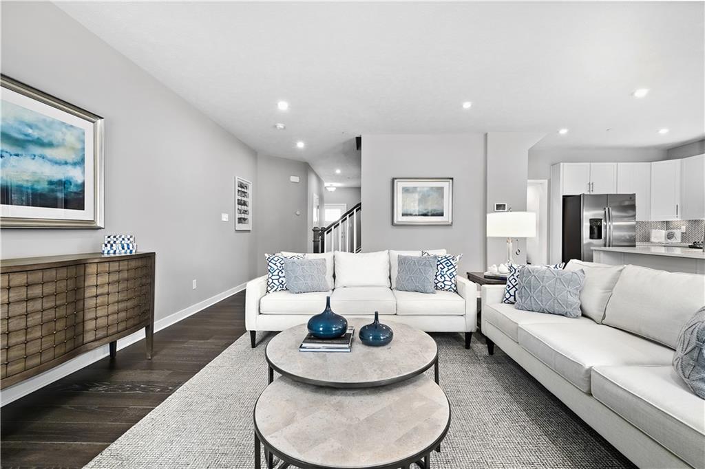 130 Olivia Drive Eighty Four, PA 15330 - Photo 12 of 27 a living room with furniture and a fireplace