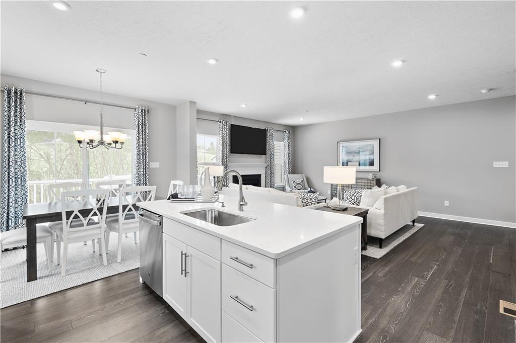 130 Olivia Drive Eighty Four, PA 15330 - Photo 6 of 27 a view of living room with a white furniture a window and wooden floor