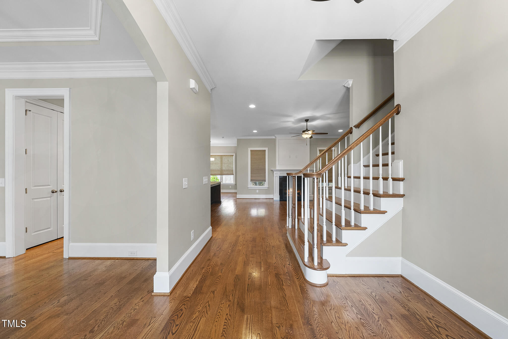 6411 Rosny Road Raleigh, NC 27613 - Photo 3 of 30 a view of entryway with wooden floor