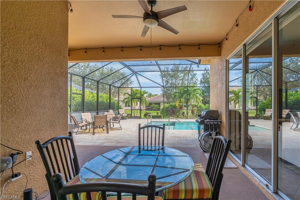 12414 Rock Ridge Lane Fort Myers, FL 33913 - Photo 28 of 48 a view of a dining room with furniture window and outside view