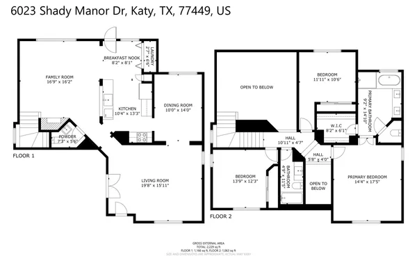 $299,900 | 6023 Shady Manor Drive, Katy, TX 77449