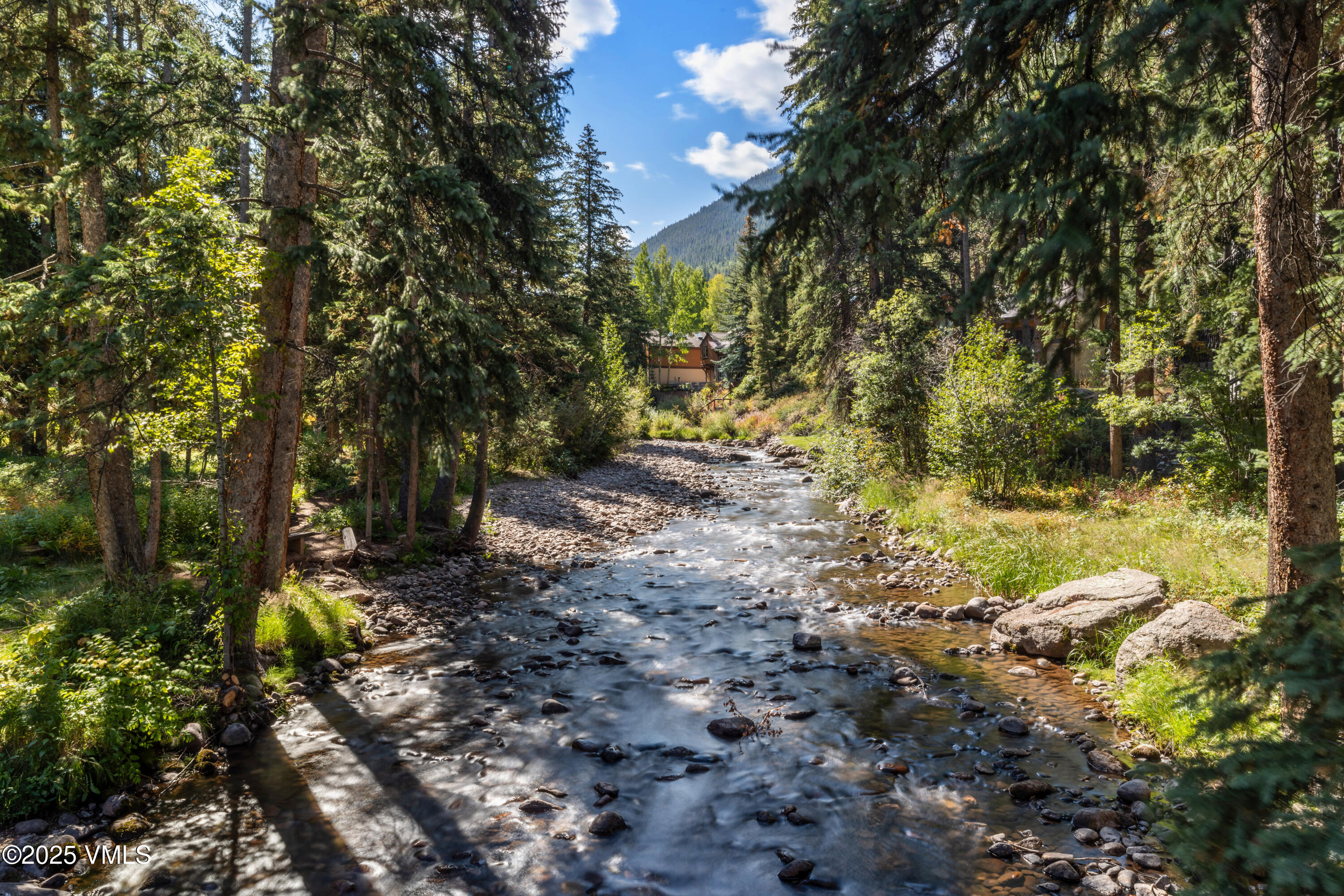 4630 Vail Racquet Club Drive, Unit 15 Vail, CO 81657 - Photo 20 of 20 a backyard of a house with lots of green space