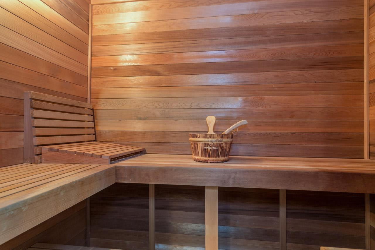4921 Cremshaw Court Raleigh, NC 27614 - Photo 17 of 25 The Finlandia Sauna is located in the East Wing of the main floor and is part of a spacious full bath that also provides a large walk-in shower. Finlandia Sauna