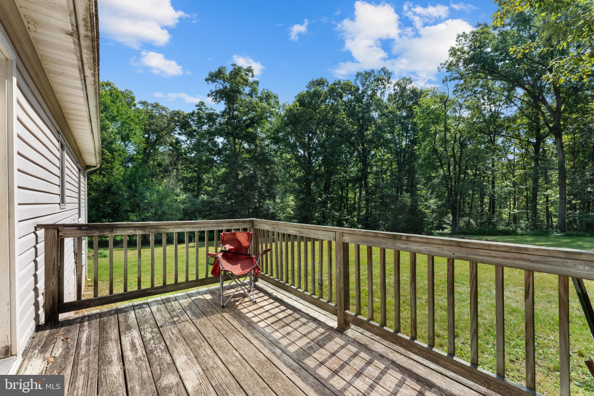 13175 Tower Road Unionville, VA 22567 - Photo 28 of 37 Serene deck overlooking lush greenery.