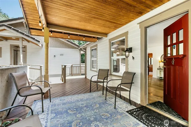 a outdoor space with lots of chairs