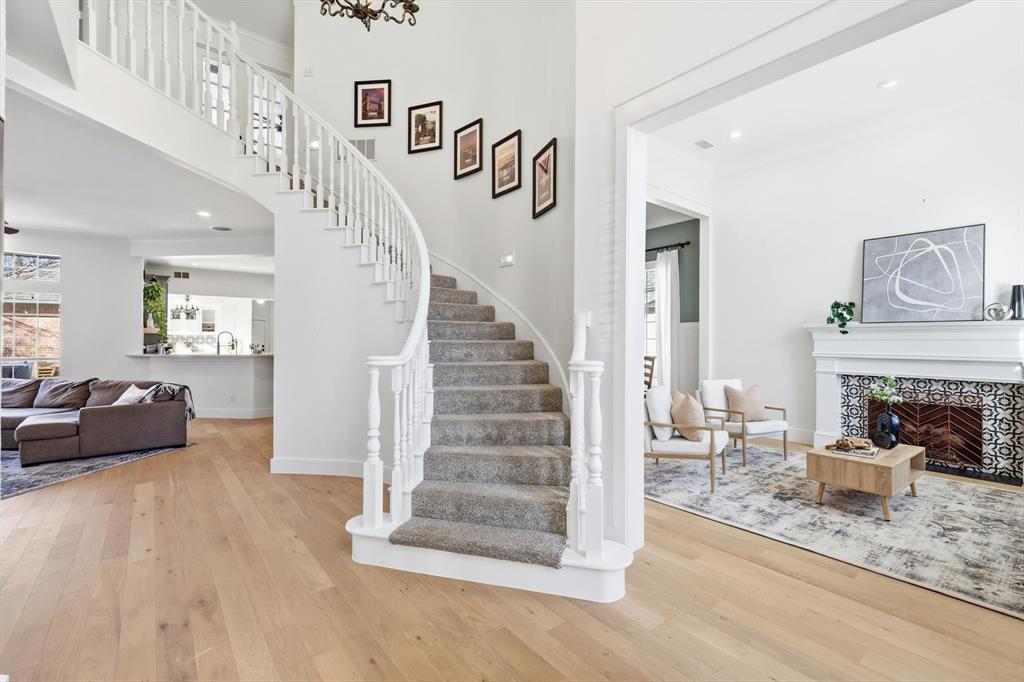 117 Sand Point Court Coppell, TX 75019 - Photo 3 of 40 a view of a livingroom with furniture and staircase
