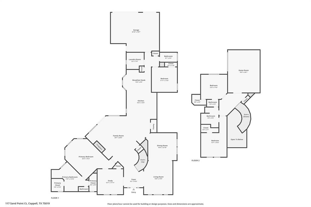 117 Sand Point Court Coppell, TX 75019 - Photo 33 of 40 a picture of a room with a white wall and a white wall