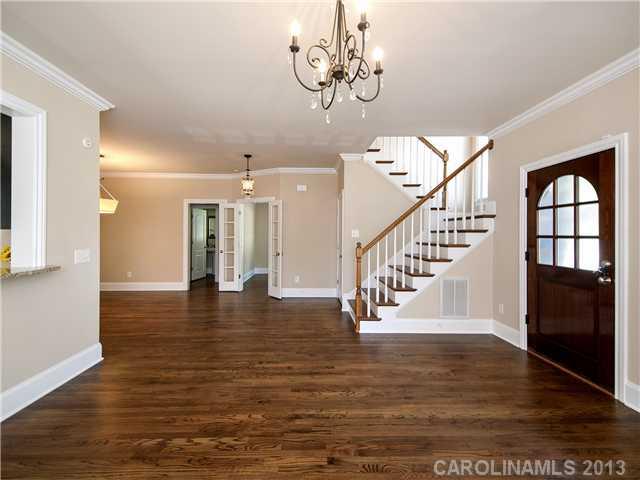 810 Millbrook Road Charlotte, NC 28211 - Photo 2 of 16 a view of entryway and hall with wooden floor