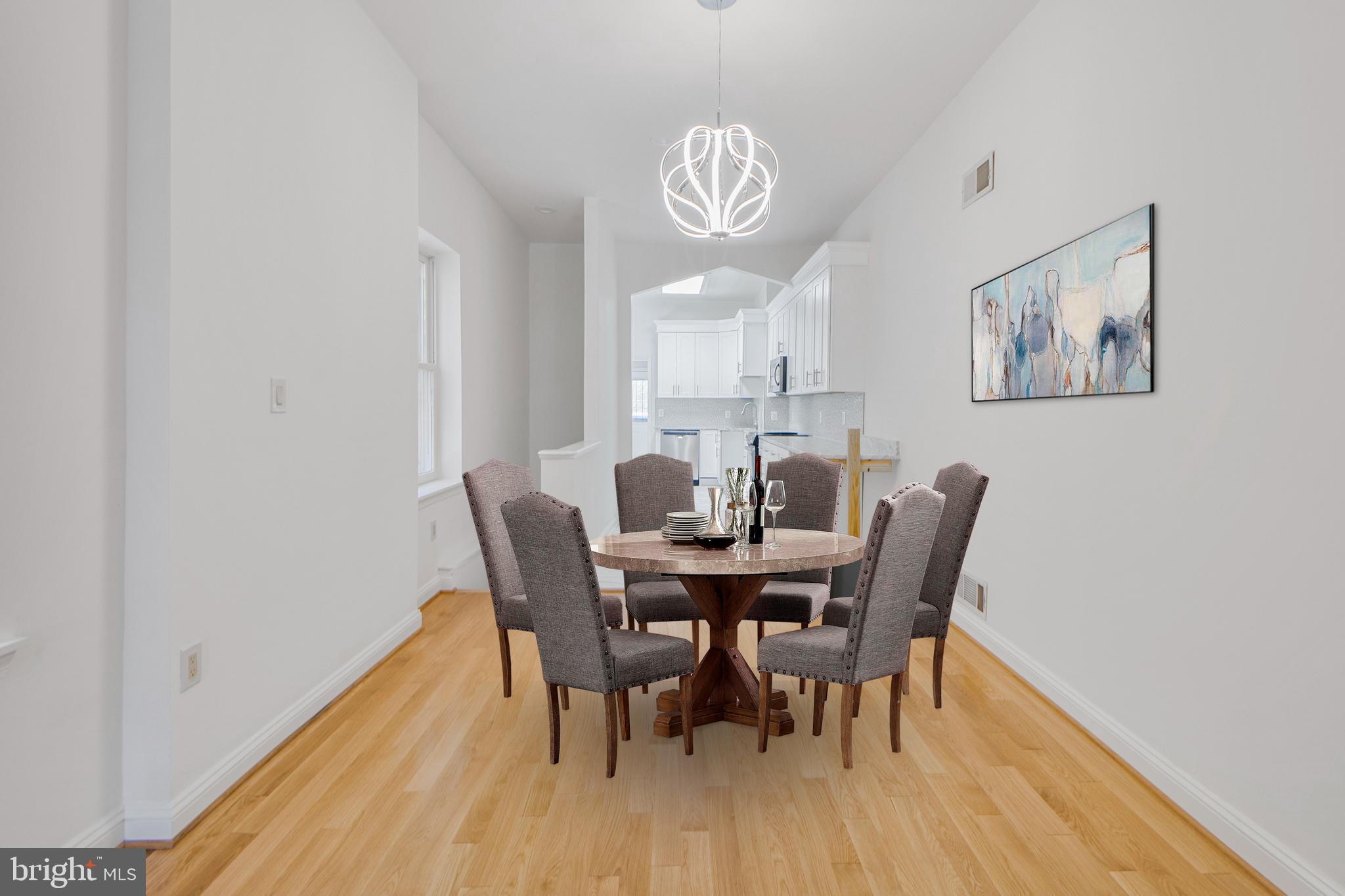 3010 13th Street Northwest Washington, DC 20009 - Photo 11 of 61 Virtually Staged Dining Room