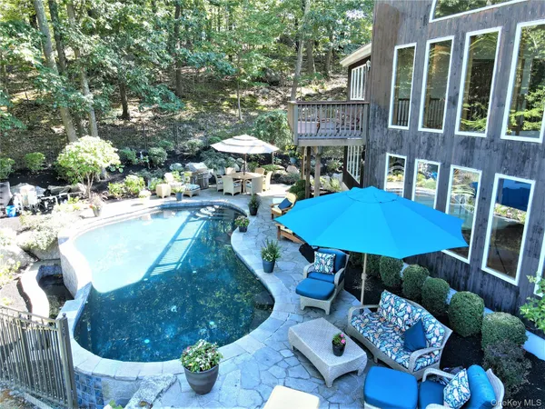 a view of outdoor space patio and outdoor seating