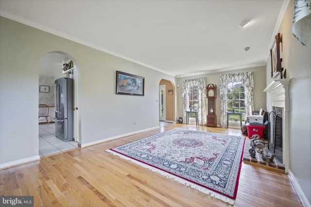 a view of a living room