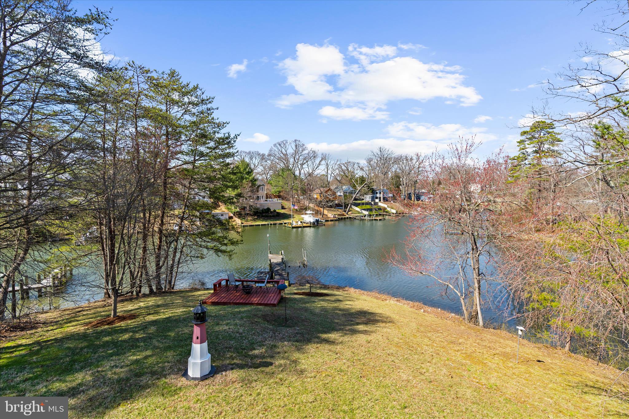 180 Waldo Road Pasadena, MD 21122 - Photo 6 of 55 Relaxing views of the water on 3 sides of the lot