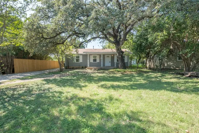 front view of house with a yard