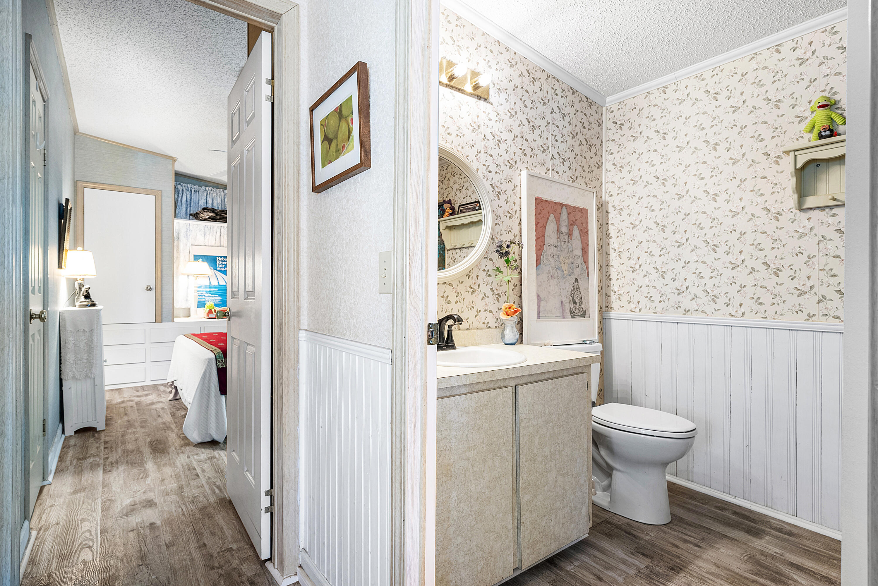 4 East Cedar Drive, Unit CD Briny Breezes, FL 33435 - Photo 13 of 28 a bathroom with a sink and a toilet