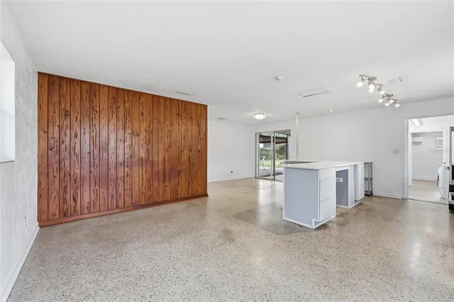 a view of a kitchen with a sink
