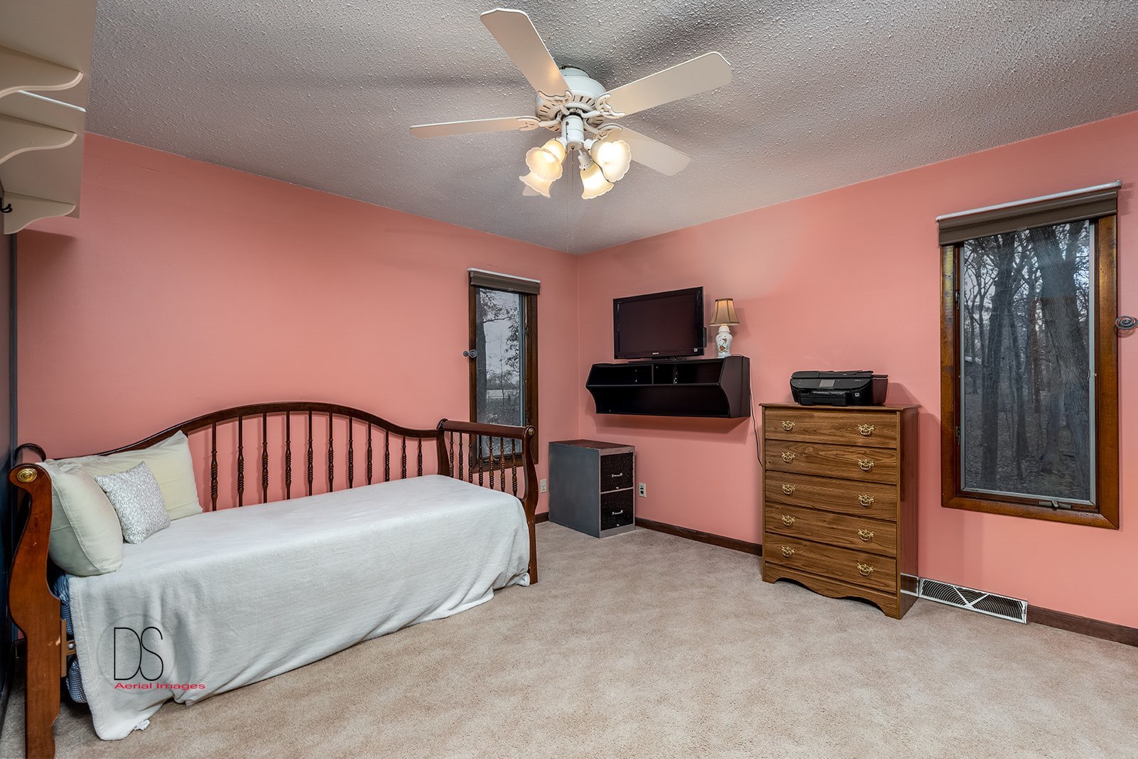 2863 East 2575th Road Marseilles, IL 61341 - Photo 28 of 37 a living room with furniture and a flat screen tv