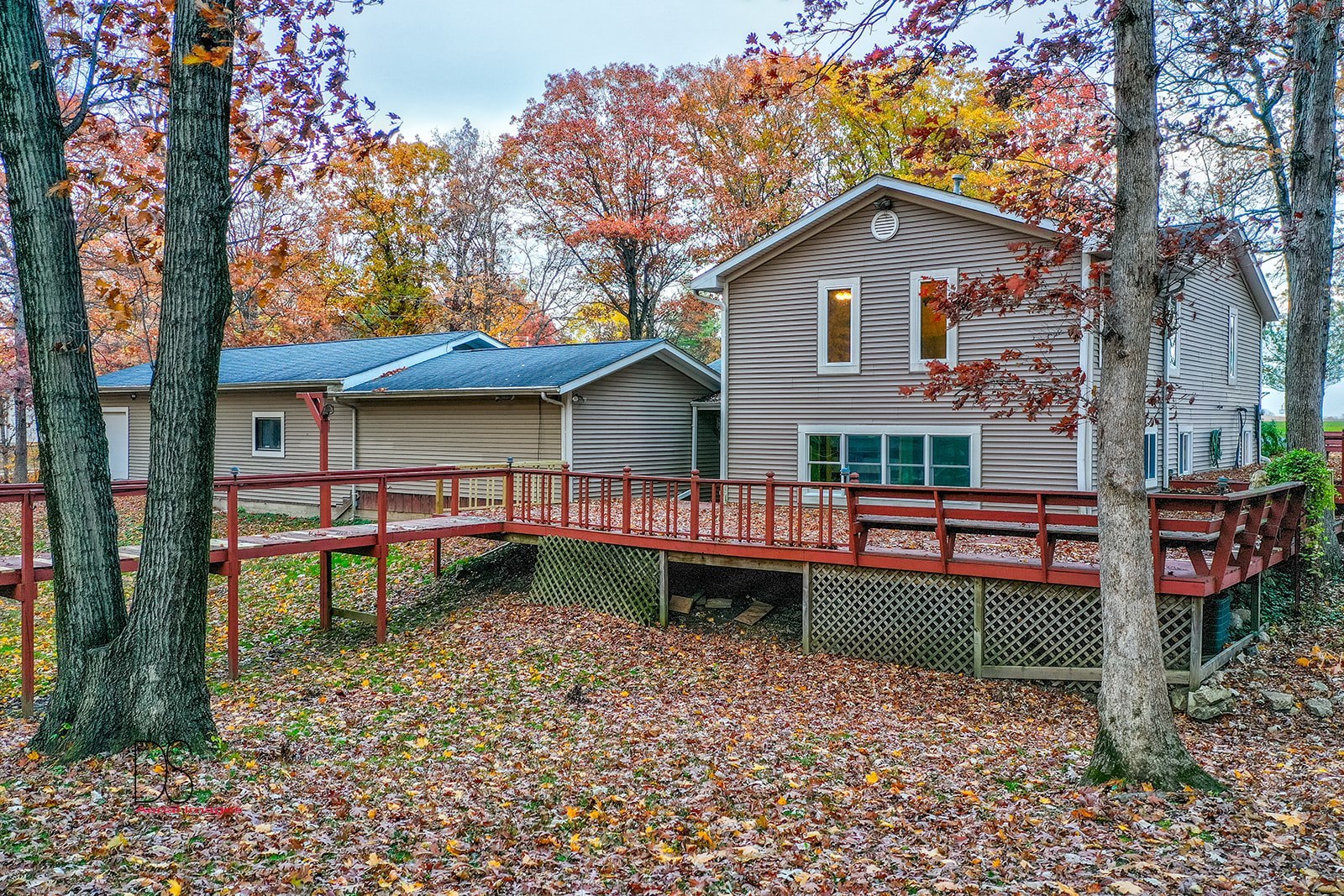 2863 East 2575th Road Marseilles, IL 61341 - Photo 9 of 37 a view of house with a yard and sitting area
