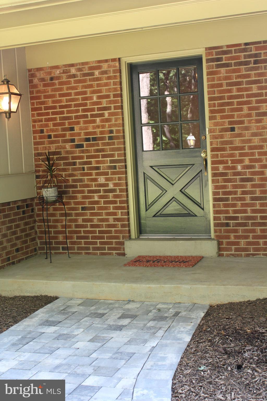 2402 Black Cap Lane Reston, VA 20191 - Photo 2 of 30 Front Door entrance newly installed walkway