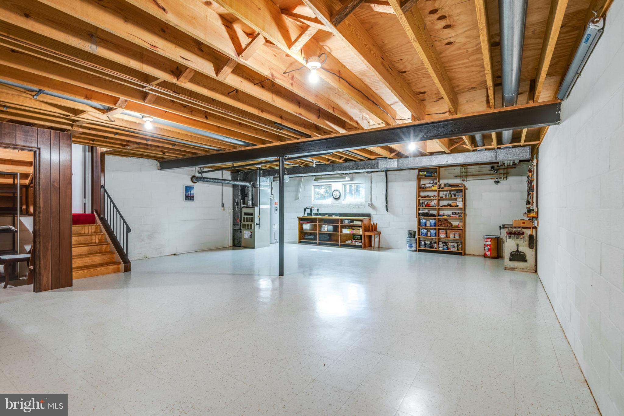 2402 Black Cap Lane Reston, VA 20191 - Photo 24 of 30 Full Basement Clean as a Whistle Work Shop/Storage