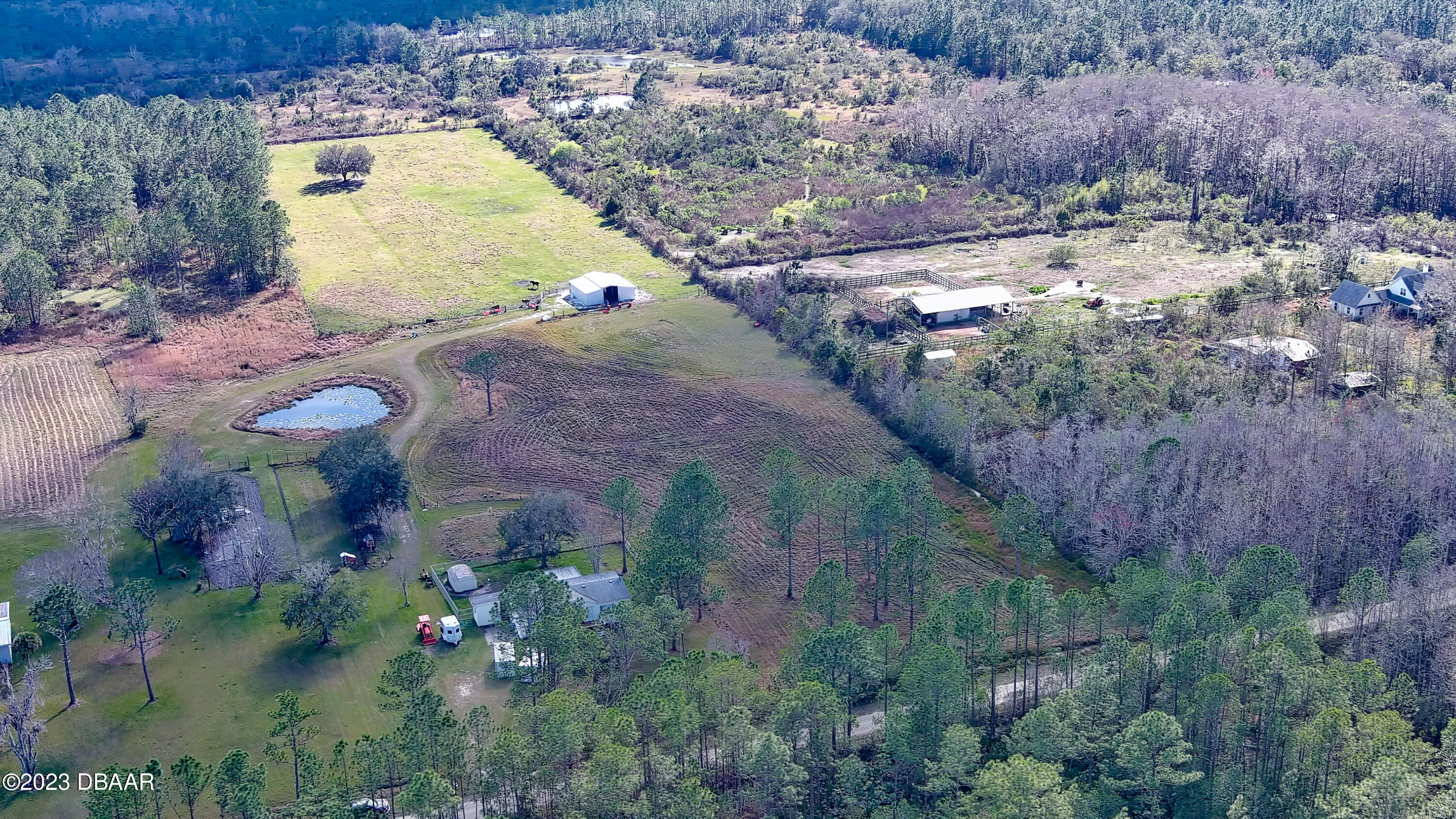 4568 Treebrook Road New Smyrna Beach, FL 32168 - Photo 3 of 41 Aerial South 10 Acres